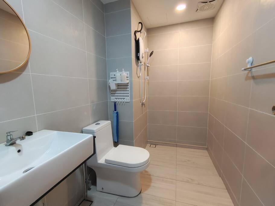 【New】Cozy&Warm Studio@Juru Sentral Icon City Apartment Bukit Mertajam Luaran gambar